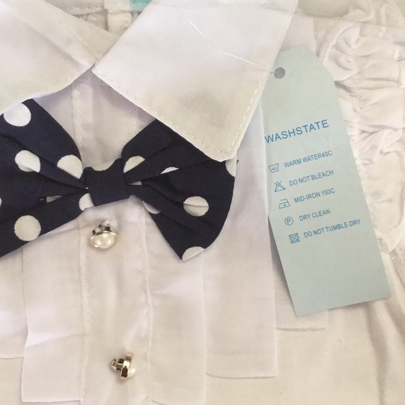 Polka Dots Overall Shorts -  2 Pcs - Set Size 3T - Picture 5 of 7